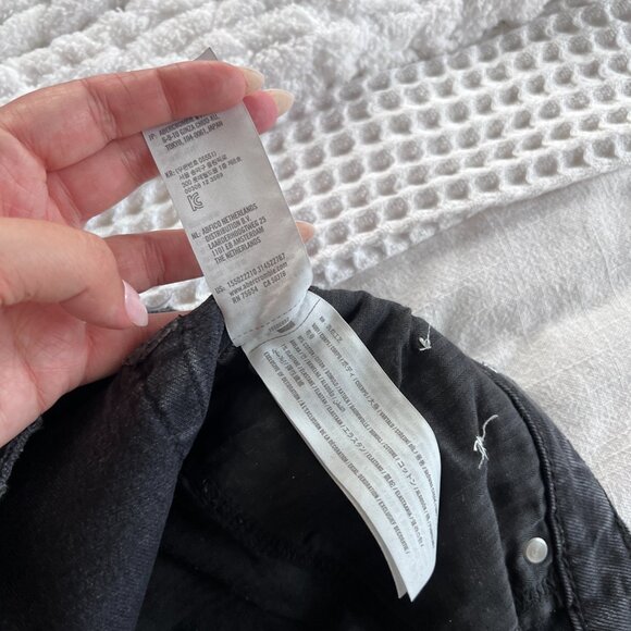 Abercrombie High Rise Dad Jeans Distressed - Picture 8 of 8